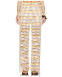 Central Park West - Celine Crochet Mid Rise Pants - Lyst
