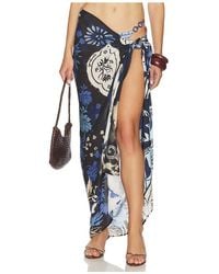 Agua Bendita - Sarong Marine Batik - Lyst