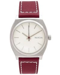 Nixon - Time Teller Leather Watch - Lyst