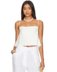 Onia - Air Linen Square Neck Tank - Lyst