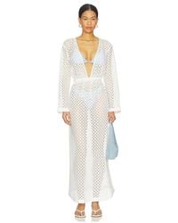 Seafolly - Gathered Lace Cover Up - Lyst