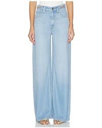 Hudson Jeans - James High Rise Wide Leg With Accent Hardware Jeans - Lyst