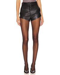 Amanda Uprichard - X Revolve Kelso Faux Leather Shorts - Lyst