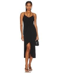 Lanston - Ruched High Low Tank Dress - Lyst