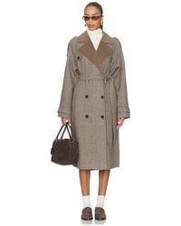 Line & Dot - Hugo Plaid Coat - Lyst