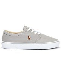 Polo Ralph Lauren - Canvas Faxon Low Top Sneaker - Lyst