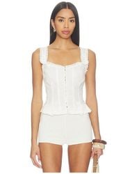 Free People - Bridgette Corset Top - Lyst