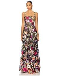 Bronx and Banco - Maxikleid Mit Blumenmuster Jasmine - Lyst