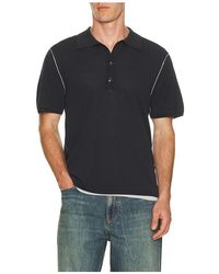 Won Hundred - Jonas Two Layer Knit Polo - Lyst