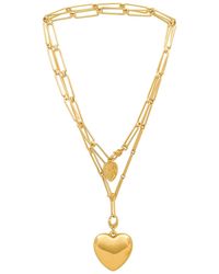 Jenny Bird - X Revolve Puffy Heart Chain Necklace - Lyst