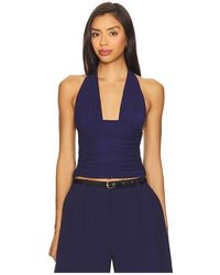 SER.O.YA - Bimini Mesh Halter Top - Lyst
