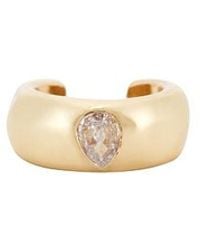 Ettika - Hammered Ear Cuff With Pear Crystal - Lyst