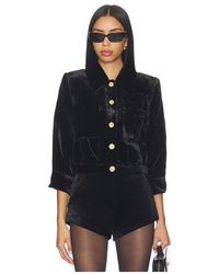 L'Agence - Jia Crop Jacket - Lyst