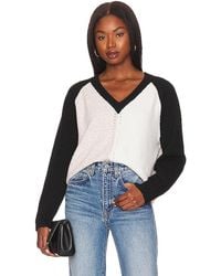 Central Park West - Myla V-neck Raglan Sweater - Lyst