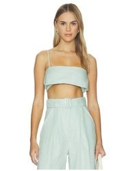 Matthew Bruch - Structured Bandeau Crop Top - Lyst