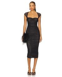 SER.O.YA - Kylie Mesh Midi Dress - Lyst