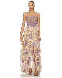 PATBO - Peony Butterfly Maxi Dress - Lyst