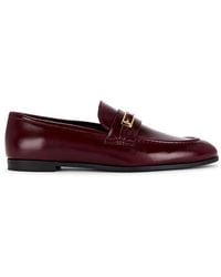 Jeffrey Campbell - Zapato Plano Loafed En Color Vino Talla (También En 6, 6.5, 7, 7.5, 8, 8.5, 9) - Lyst