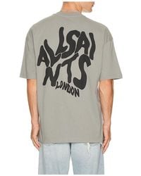 AllSaints - Orlando Crew Neck Tee - Lyst