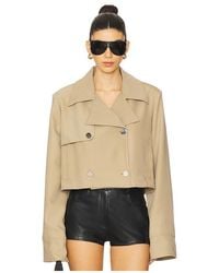 WeWoreWhat - Cropped Trench Coat - Lyst