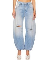 Free People - X We The Free Good Luck Mid Rise Barrel Jeans - Lyst