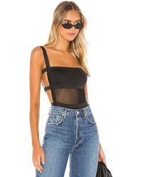 superdown - Camille Strappy Back Bodysuit - Lyst