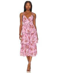 Line & Dot - Bloom Midi Dress - Lyst