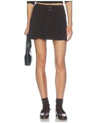 Levi's - Inverted Pleat Mini Skirt - Lyst