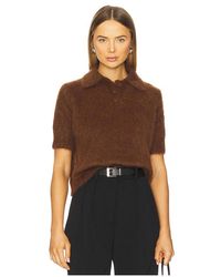 A.L.C. - A..C. Gio Top En Color Marrón Talla (También En M, S, Xs) - Lyst