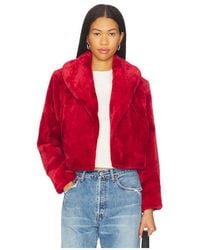 Blank NYC - Cropped Faux Fur Coat - Lyst