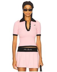 Nana Jacqueline - Hazel Polo Top En Color Rosado Talla (También En M, S) - Lyst