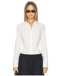 St. Agni - Body Tipo Camisa Clásica En Color Blanco Talla (También En Xl) - Lyst