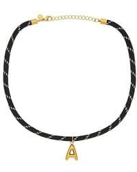 petit moments - Bubble Initial Paracord Necklace - Lyst