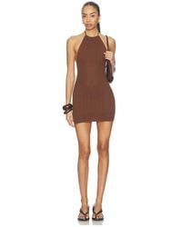 Lovers + Friends - Adeline Halter Pointelle Mini Dress - Lyst