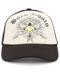 Market - Smiley Born Again Trucker Hat - Lyst