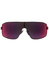 Prada - Linea Rossa Shield Frame Sunglasses - Lyst