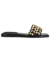 Jonathan Simkhai - Faye Beaded Leather Flat Slide - Lyst