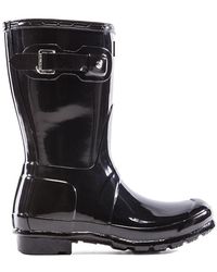 HUNTER Резиновые Сапоги В Цвете Черный