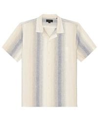 Vince - Camisa Cabana Marina Stripe En Color Azul Talla (También En M, S, Xl/1X) - Lyst