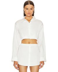 OW Collection - CHEMISE CROPPED BELLA - Lyst