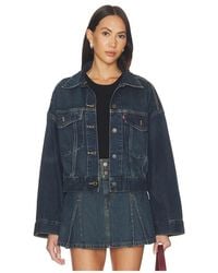 Levi's - Loose Crop Trucker Jacket - Lyst