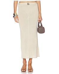 La Porte - Sonya Knit Skirt - Lyst