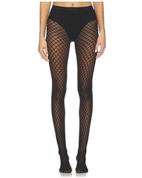 Wolford - Velvet Net Illusion Tights - Lyst