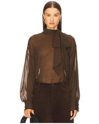 Steve Madden - Top Sin Mangas Sutton En Color Marrón Talla (También En M, S, Xl, Xs) - Lyst