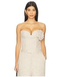GIUSEPPE DI MORABITO - Rosette Strapless Top - Lyst