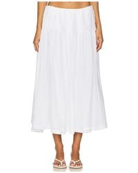 LPA - Emmy Midi Skirt - Lyst