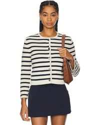 Theory - Striped Jacket - Lyst