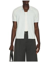 House Of Sunny - Button Down Knitted Polo - Lyst