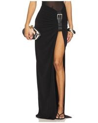 Sid Neigum - Floor Length Gathered Belt Skirt - Lyst