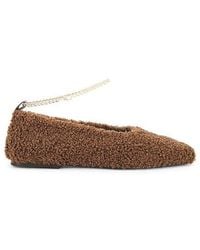 MARIA LUCA - Augusta Teddy Ballet Flat - Lyst